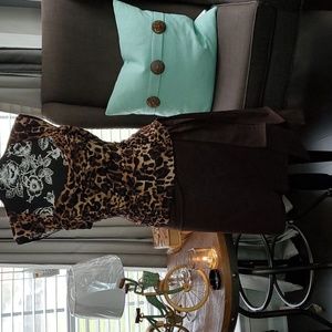 Cheetah Print Blouse